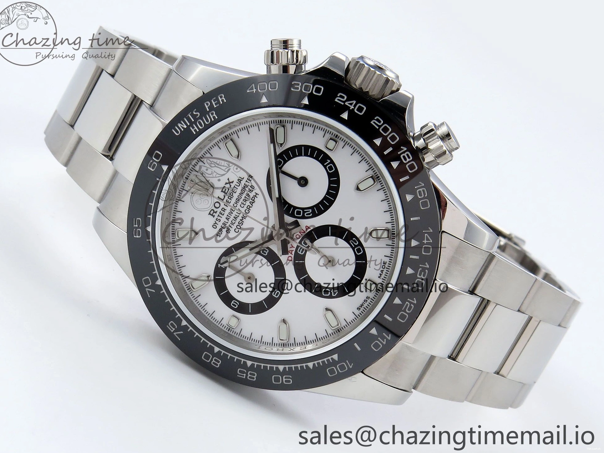 Best Edition QF SA4130 on 1:1 116500 White Dial SS Daytona Bracelet 0501